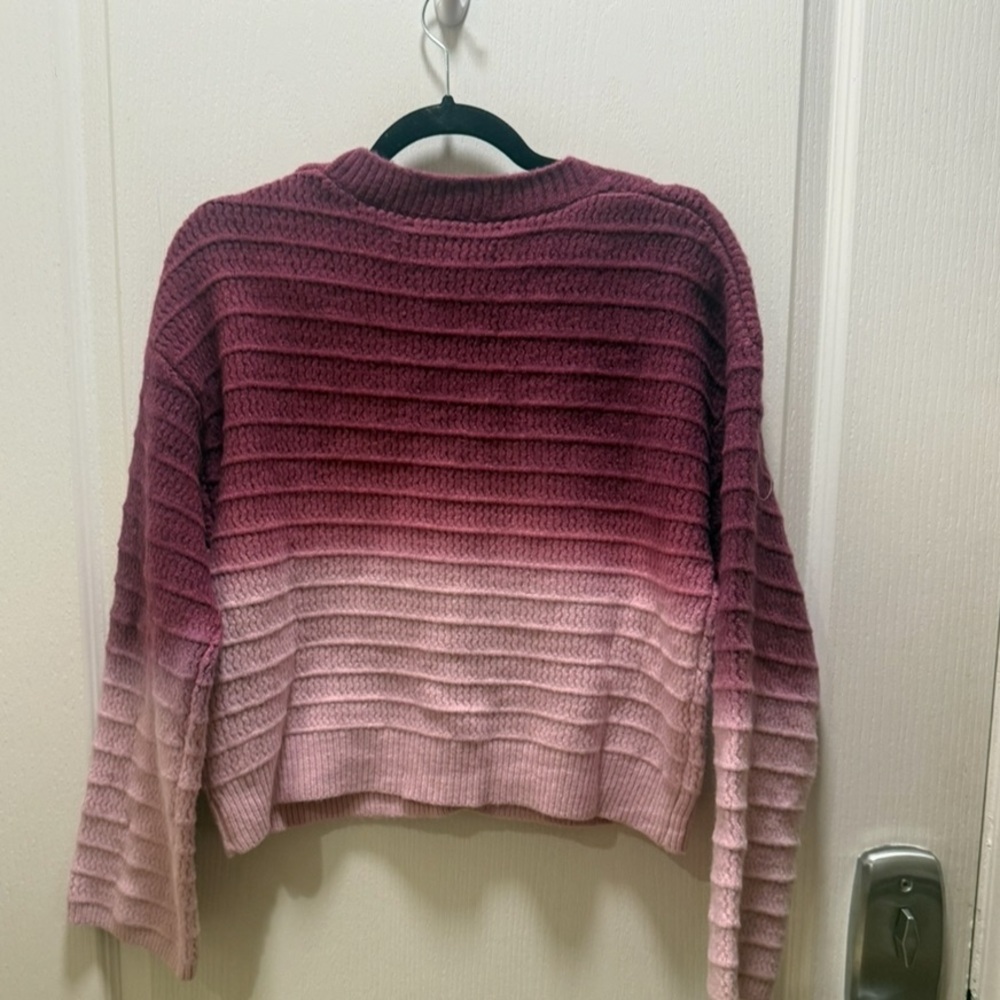 ELLIATT VALERI CARDIGAN Gradient Pink Women's Sweater size S NWT - Picture 7 of 8
